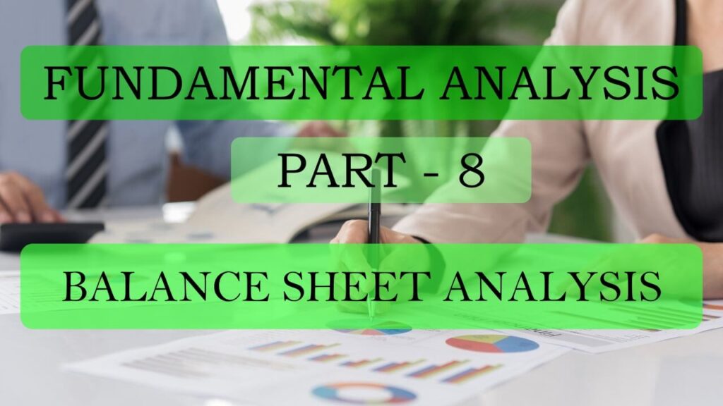 balance sheet analysis