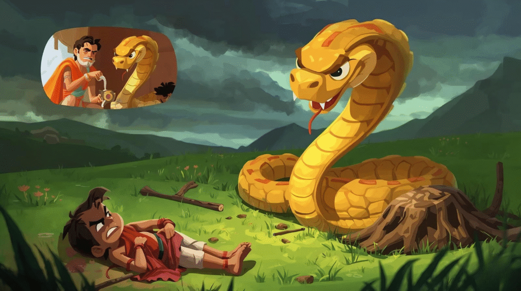 Brahmin and the Cobra Story