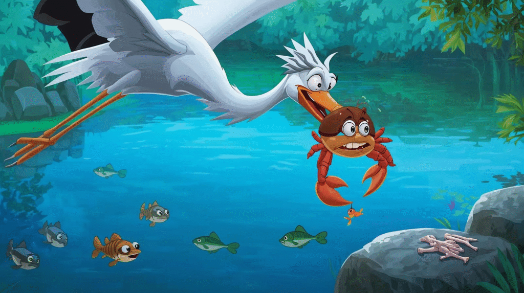 The Crane and the Crab
