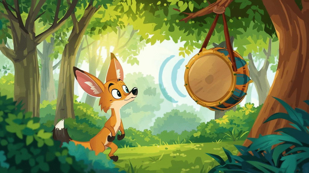 The Jackal and the Drum story