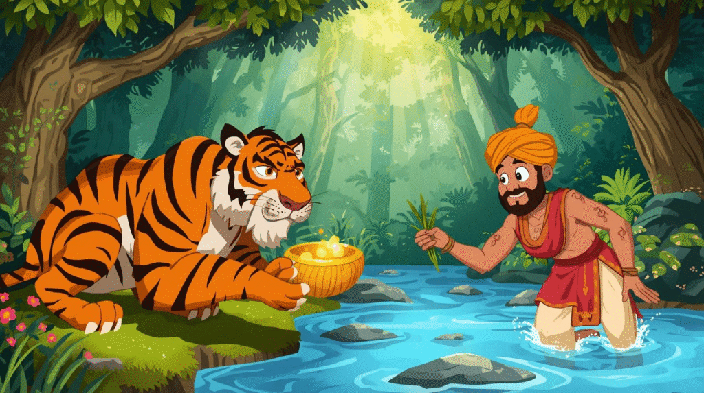 The Old Tiger and the Greedy Traveler