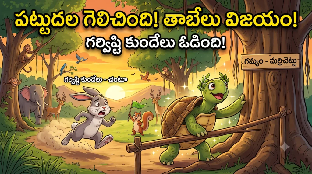 Hare and Tortoise Moral Story